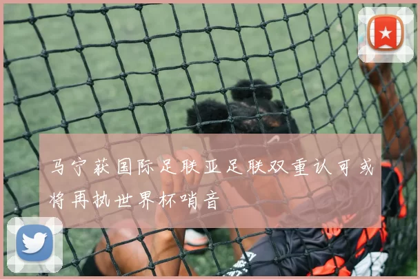马宁获国际足联亚足联双重认可或将再执世界杯哨音